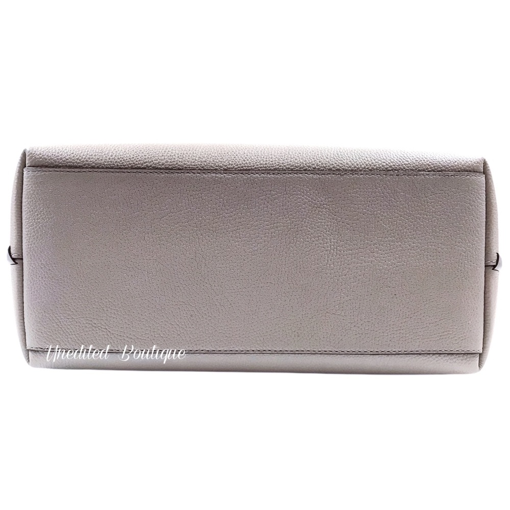 MICHAEL KORS Karson Pearl Grey Leather Tote Bag - Picture 6 of 10